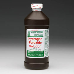 3% hydrogen peroxide